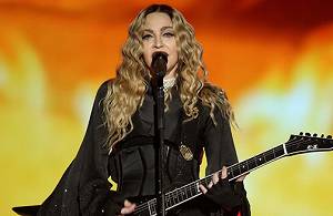 Madonna es uno de los grandes protagonistas del espectáculo.Foto Agencia/Reforma
