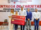 Entregó Carlos Peña Ortiz apoyos económicos a familias reynosenses con personas desaparecidas