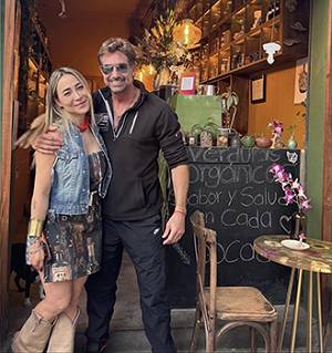El actor Gabriel Soto y Colibrí Jiménez, foto ( Tomada de Instagram)