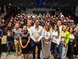 Alcalde Carlos Peña Ortiz reconoce a jóvenes del Festival Nacional de Proyección de Cortometrajes